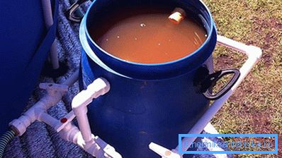 Homemade sand filter for the pool Homemade sand filter for the pool