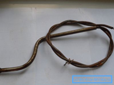 Self-made cable will help eliminate blockages with little or no cost. Self-made cable will help eliminate blockages with little or no cost.