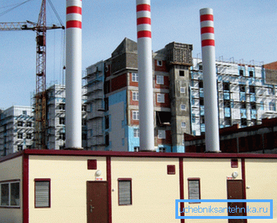 Self-supporting pipes of autonomous gas boiler. Self-supporting pipes of autonomous gas boiler.