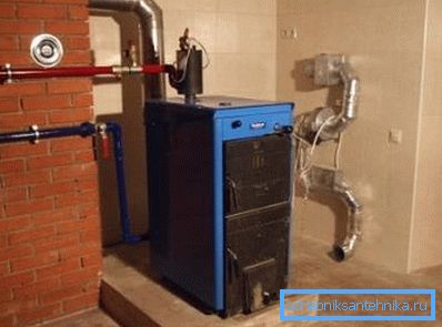 Independent correct installation of an autonomous heater in the house Independent correct installation of an autonomous heater in the house