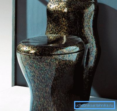 Plumbing fixture with a beautiful pale-dark color Plumbing fixture with a beautiful pale-dark color