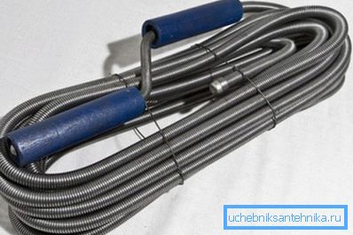 Sanitary cable with a handle Sanitary cable with a handle
