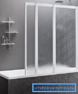 Movable systems allow you to adjust the width of the screen without losing the protective properties and reliably closing the space from splashing Movable systems allow you to adjust the width of the screen without losing the protective properties and reliably closing the space from splashing