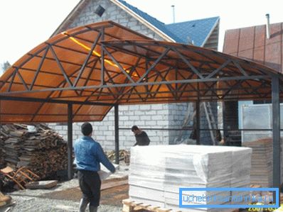 Today arbors from profile pipes are popular Today arbors from profile pipes are popular