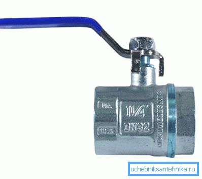 Ball valve 1 1 4 inches in mm will correspond to a diameter of 30 mm Ball valve 1 1 4 inches in mm will correspond to a diameter of 30 mm