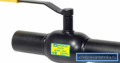 Ball valve for welding. Ball valve for welding.