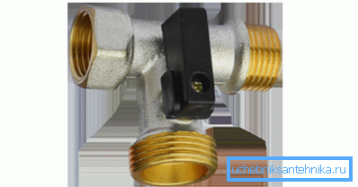 Ball valve for dishwashers Ball valve for dishwashers
