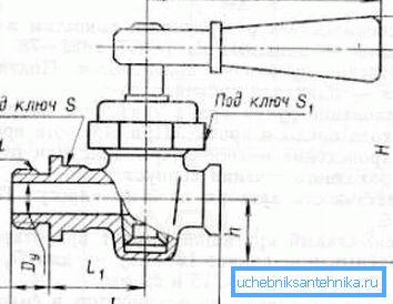 Diagram-drawing of a tsapkovy crane 10b9bk1 with direct descent Diagram-drawing of a tsapkovy crane 10b9bk1 with direct descent