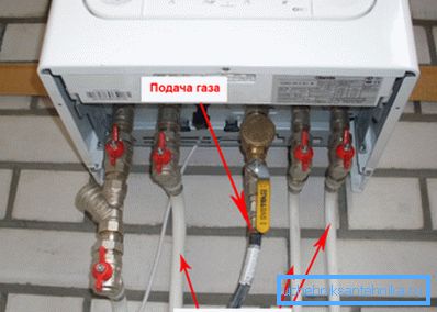 Connection diagram of pipelines to the boiler Connection diagram of pipelines to the boiler