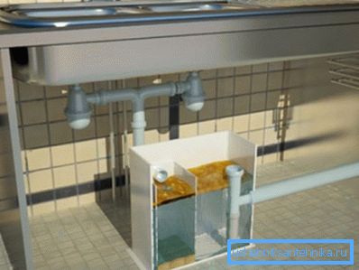 Grease trap connection circuit