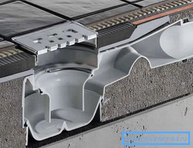 Drainage scheme using a shower drain Drainage scheme using a shower drain