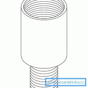 Schematic representation of the adapter Schematic representation of the adapter