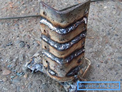 Slag must be knocked down after cooling parts Slag must be knocked down after cooling parts
