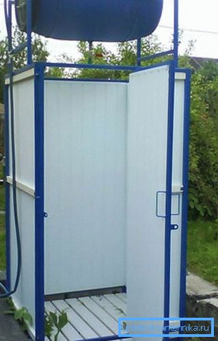Hose, located on the side, we use to fill the tank Hose, located on the side, we use to fill the tank