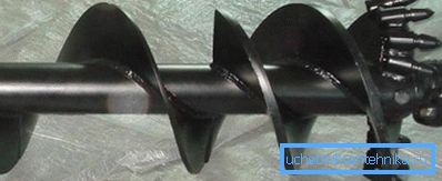 Auger for drilling. Auger for drilling.
