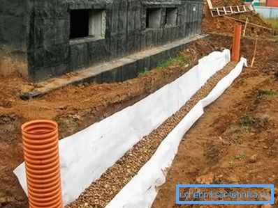 What is needed for the arrangement of the drainage system What is needed for the arrangement of the drainage system