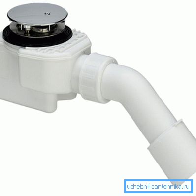 Siphon for the shower pallet of 60 mm like a ladder drain Siphon for the shower pallet of 60 mm like a ladder drain