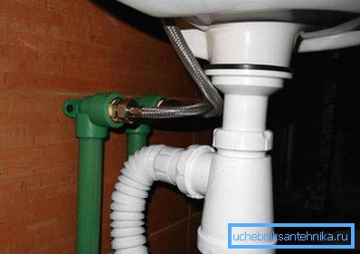 Washbasin siphon