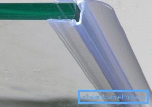 Silicone gasket on glass Silicone gasket on glass