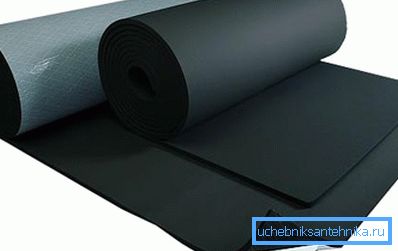 Synthetic rubber is sold in such rolls