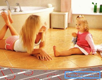 Electric floor heating system Electric floor heating system