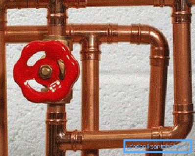 Sewer system of copper pipes Sewer system of copper pipes