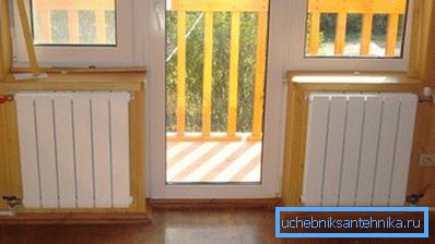 Water heating system in a residential apartment. Water heating system in a residential apartment.