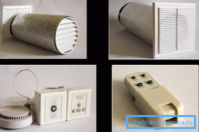 The air exchange system can be regulated and switched on / off with the remote control, or when the sensor is triggered The air exchange system can be regulated and switched on / off with the remote control, or when the sensor is triggered