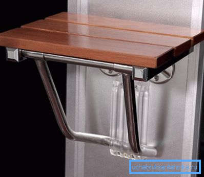 Folding folding seat. Folding folding seat.