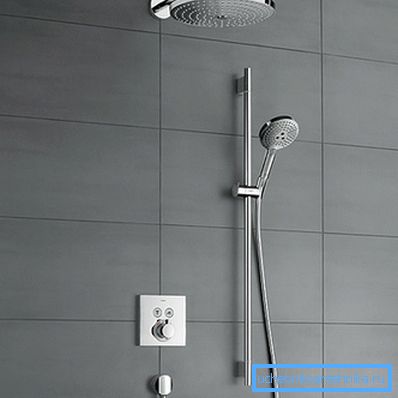 Hidden installation of plumbing in a minimalist interior design Hidden installation of plumbing in a minimalist interior design