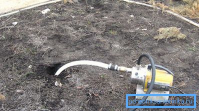 Well with surface pump Well with surface pump