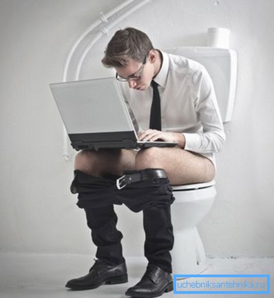 Too long sitting on the toilet is fraught with health problems Too long sitting on the toilet is fraught with health problems