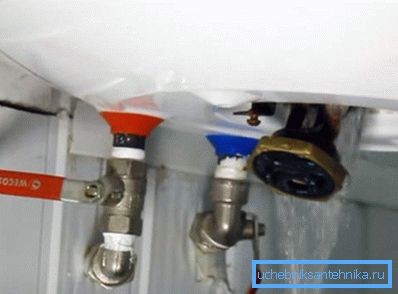 You can drain the water and in the process of dismantling the heater You can drain the water and in the process of dismantling the heater