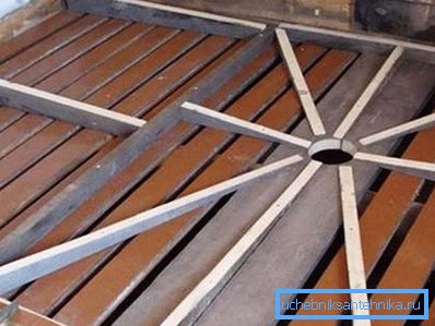 1198 Wooden floor drain
