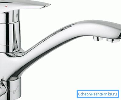 Combined Spout Mixer Combined Spout Mixer