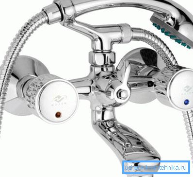 Shower faucet.