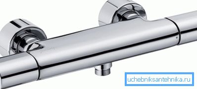 Faucet with thermostat. Faucet with thermostat.