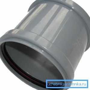Coupling - an important element of the sewage system Coupling - an important element of the sewage system