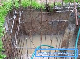 We construct reinforcement cage. We construct reinforcement cage.