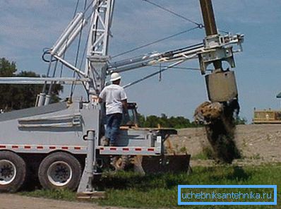 Modern well equipment allows digging a mine in a matter of hours. Modern well equipment allows digging a mine in a matter of hours.