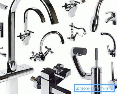 The modern market of plumbing offers a huge selection of models of faucets and mixers.