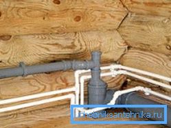 The created sewage do-it-yourself in a wooden house most often has an open type. The created sewage do-it-yourself in a wooden house often has an open type.