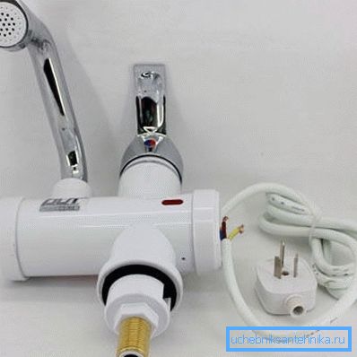 Special nozzle on the faucet instantaneous electric water heater Special nozzle on the faucet instantaneous electric water heater