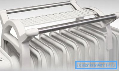 Special dryer mounted on the radiator Special dryer mounted on the radiator