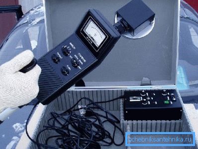 Special equipment designed to search for water deposits in the ground