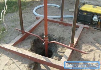 Special device for manual drilling to a depth of 15 meters Special device for manual drilling to a depth of 15 meters