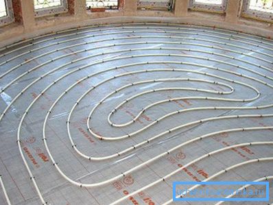 Spiral laying from metal-plastic Spiral laying from metal-plastic