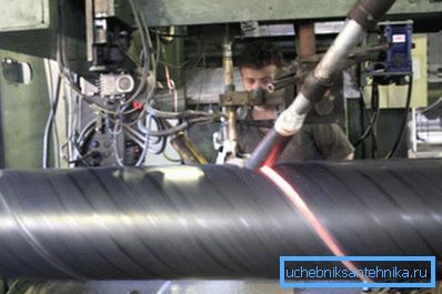 Spiral welding Spiral welding