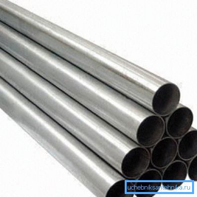 Steel gas pipeline galvanized pipe according to GOST 3262 75 Steel gas pipeline galvanized pipe according to GOST 3262 75
