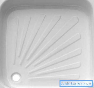 Steel shower tray 70 to 70 cm Steel shower tray 70 to 70 cm